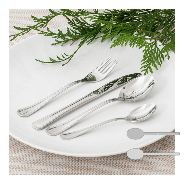 Steel Dessert Spoons